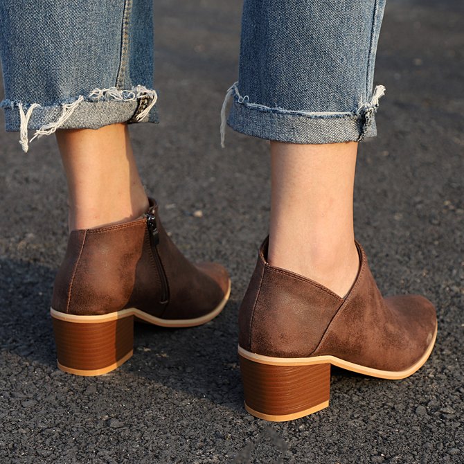 chunky heels plus size